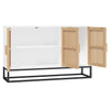 Weißes Sideboard Papaconstantin 105x30x65cm (Holz)