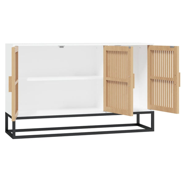 Weißes Sideboard Papaconstantin 105x30x65cm (Holz)