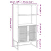 Weißer Schrank Balana 60x35x125cm (Holz)
