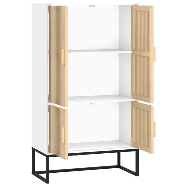 Weißer Schrank Laca 70x35x125cm (Holz)