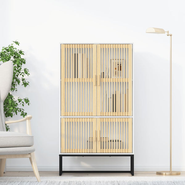 Weißer Schrank Laca 70x35x125cm (Holz)