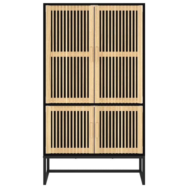 Musta kaappi Laca 70x35x125cm (puinen)