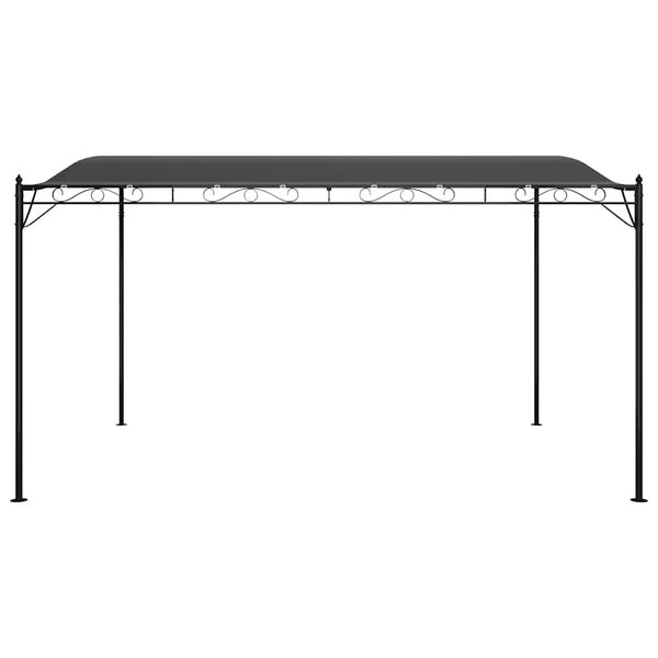 Antrasiitti katos Niyazi 4x3 m (180 g/m² kangas ja teräs)