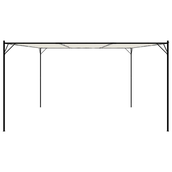 Weißes Pavillonzelt Chesaru 4x4 m (180 g/m² Stoff und Stahl)
