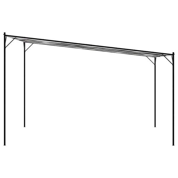 Weißes Pavillonzelt Chesaru 4x4 m (180 g/m² Stoff und Stahl)