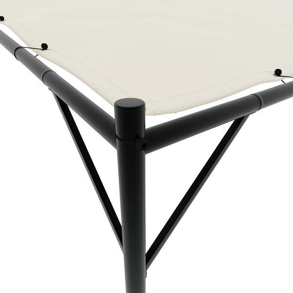 Weißes Pavillonzelt Chesaru 4x4 m (180 g/m² Stoff und Stahl)