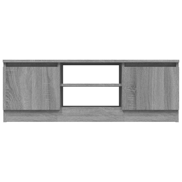 Graues TV-Möbel mit Tür Ilviana 102x30x36cm