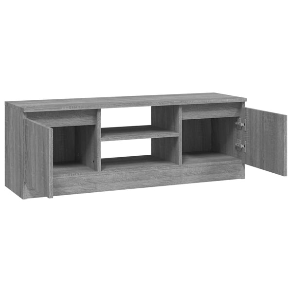 Graues TV-Möbel mit Tür Ilviana 102x30x36cm