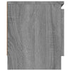 Graues TV-Möbel mit Tür Ilviana 102x30x36cm