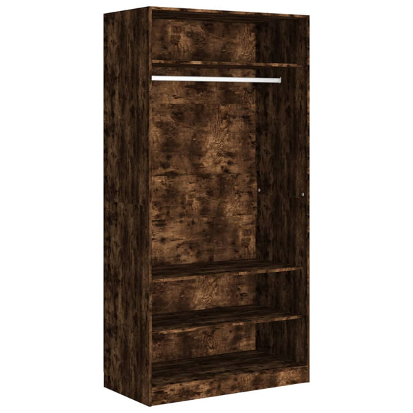 Kleiderschrank aus Räuchereiche 100x50x200cm (Holz)