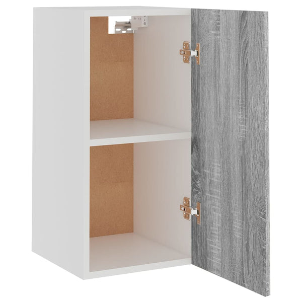 Grauer Hängeschrank Pompilas 29,5x31x60cm (Holz)