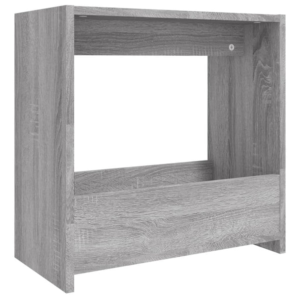 Harmaa sivupöytä Jairo 50x26x50cm (puinen)