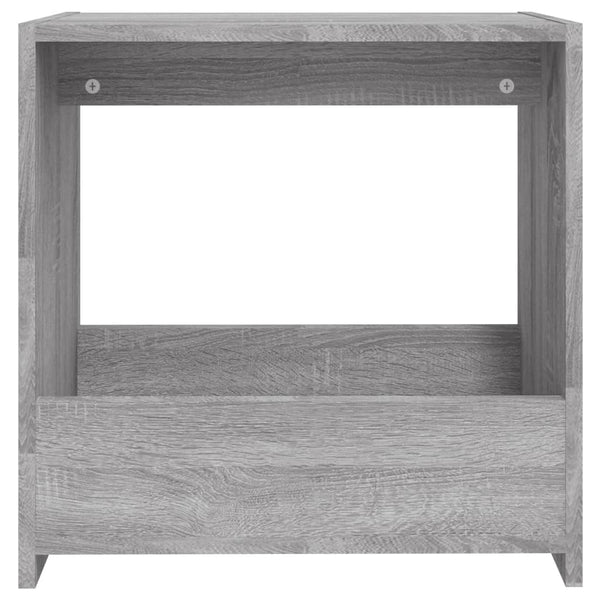 Harmaa sivupöytä Jairo 50x26x50cm (puinen)