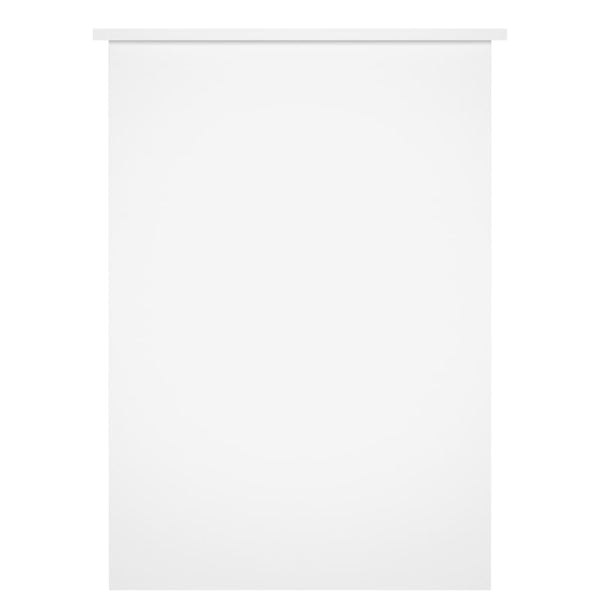 Valkoinen työpöytä Polifronie 100x55x75cm (puinen)