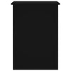 Schwarzer Schreibtisch Polifronie 100x55x75cm (Holz)