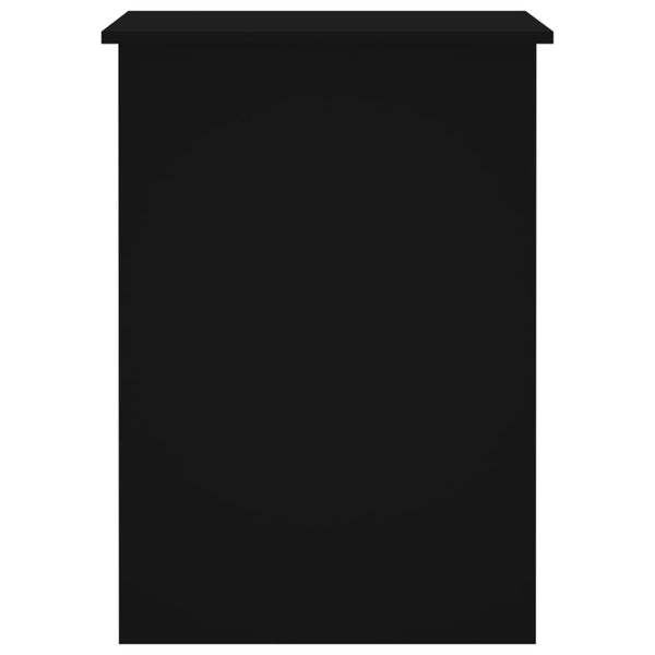 Schwarzer Schreibtisch Polifronie 100x55x75cm (Holz)