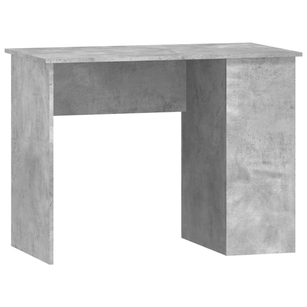 Betongrauer Schreibtisch Polifronie 100x55x75cm (Holz)