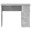 Betongrauer Schreibtisch Polifronie 100x55x75cm (Holz)
