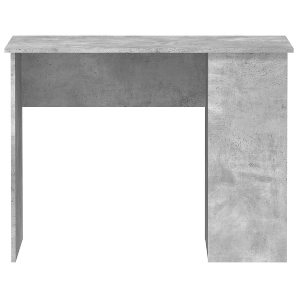 Betongrauer Schreibtisch Polifronie 100x55x75cm (Holz)