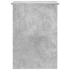 Betongrauer Schreibtisch Polifronie 100x55x75cm (Holz)