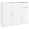 Weißes Sideboard Argintel 91x29,5x75cm (Holz)