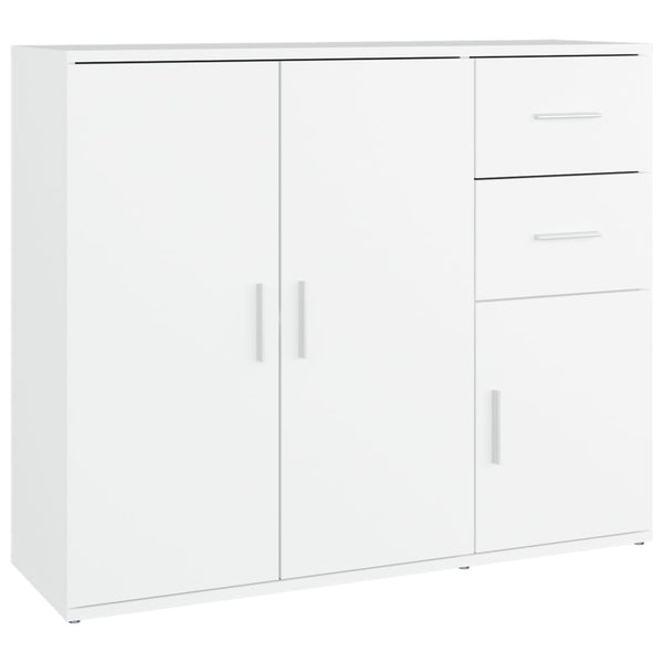 Weißes Sideboard Argintel 91x29,5x75cm (Holz)