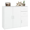 Weißes Sideboard Argintel 91x29,5x75cm (Holz)