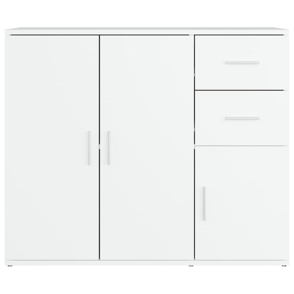 Weißes Sideboard Argintel 91x29,5x75cm (Holz)
