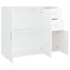 Weißes Sideboard Argintel 91x29,5x75cm (Holz)