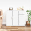 Weißes Sideboard Argintel 91x29,5x75cm (Holz)