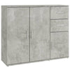 Kommode Argintel betongrau 91x29,5x75cm (Holz)