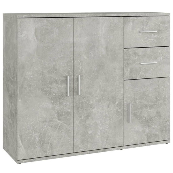 Kommode Argintel betongrau 91x29,5x75cm (Holz)