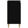 Nachttische Floricel Schwarz 40x35x70cm (2 St. Holz)
