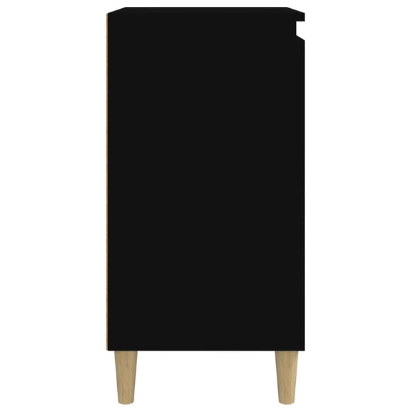 Nachttische Floricel Schwarz 40x35x70cm (2 St. Holz)
