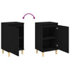 Nachttische Floricel Schwarz 40x35x70cm (2 St. Holz)
