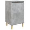 Nachttisch Floricel 40x35x70cm, betongrau (Holz)