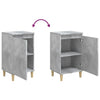 Nachttisch Floricel 40x35x70cm, betongrau (Holz)