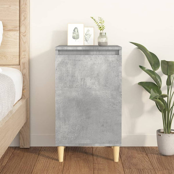 Nachttisch Floricel 40x35x70cm, betongrau (Holz)