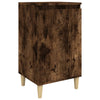 Nachttisch Floricel aus Räuchereiche 40x35x70cm (Holz)