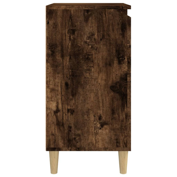 Nachttische Floricel aus Wildeiche, 40x35x70cm (2 Stück aus Holz)