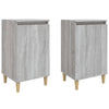 Nachttische Floricel grau 40x35x70cm (2 St. Sonoma-Holz)