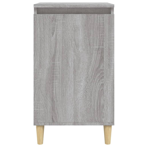 Nachttische Floricel grau 40x35x70cm (2 St. Sonoma-Holz)