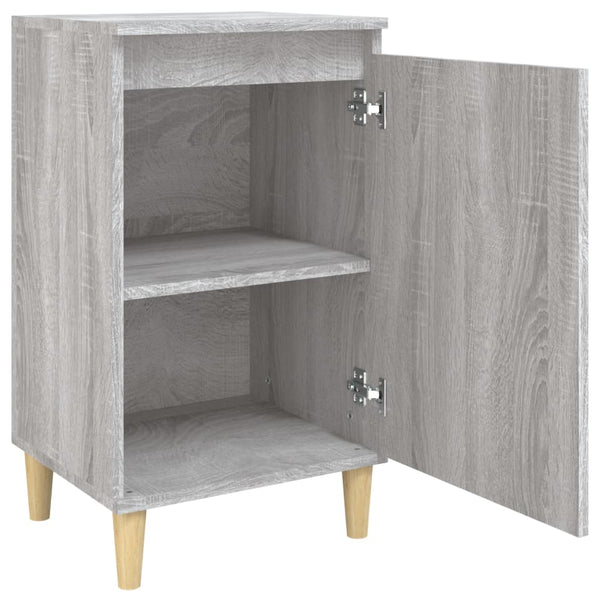 Nachttische Floricel grau 40x35x70cm (2 St. Sonoma-Holz)