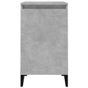 Nachttisch Miolica 40x35x70cm Betongrau (Holz)