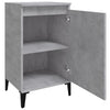 Nachttisch Miolica 40x35x70cm Betongrau (Holz)