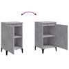 Nachttisch Miolica 40x35x70cm Betongrau (Holz)