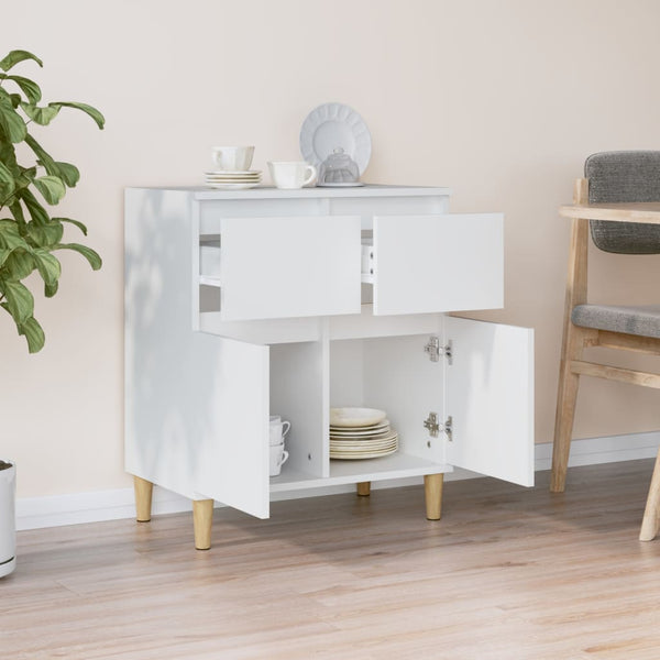Weißes Sideboard Tirsin 60x35x70cm (Holz)