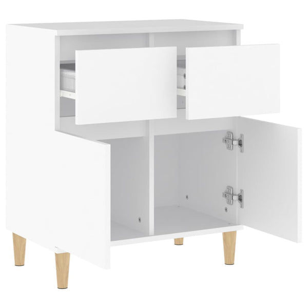 Weißes Sideboard Tirsin 60x35x70cm (Holz)