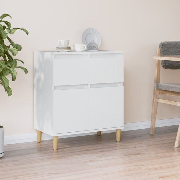 Weißes Sideboard Tirsin 60x35x70cm (Holz)