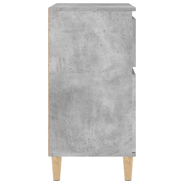 Betongraues Sideboard Tirsin 60x35x70cm (Holz)